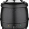 Buffalo Soepketel 10 Liter - Verstelbare Warmteregelaar - Zwart
