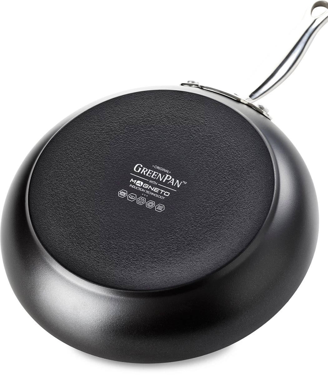 GreenPan Barcelona Infinity Pro Wokpan 28cm - Zwart - Inductie - PFAS-vrij 16 GreenPan Barcelona Infinity Pro Wokpan 28cm - Zwart - Inductie - PFAS-vrij - Afbeelding 16