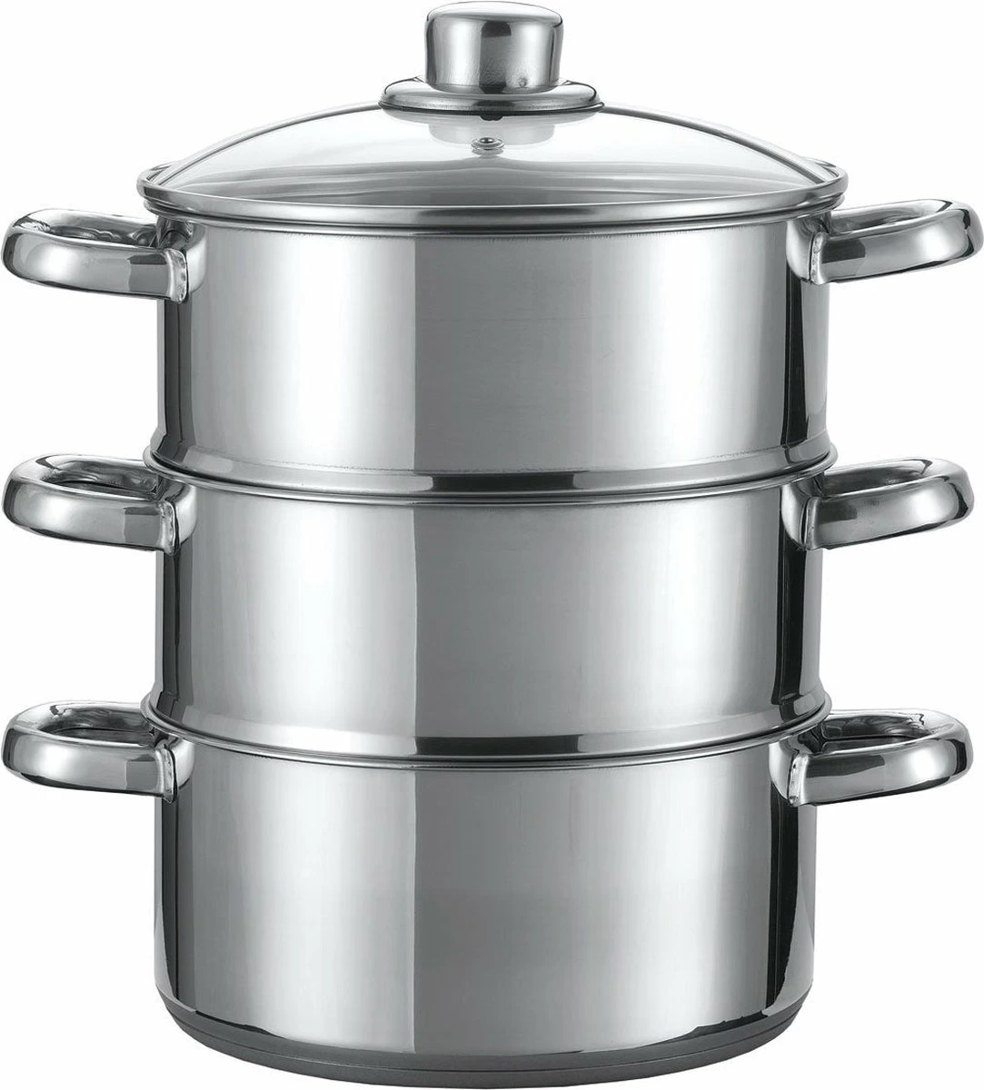 Merkloos Imperial Kitchen Stoompan - 20 Cm - 3 Delig - 21 X 26cm 5 Merkloos Imperial Kitchen Stoompan - 20 Cm - 3 Delig - 21 X 26cm - Afbeelding 5