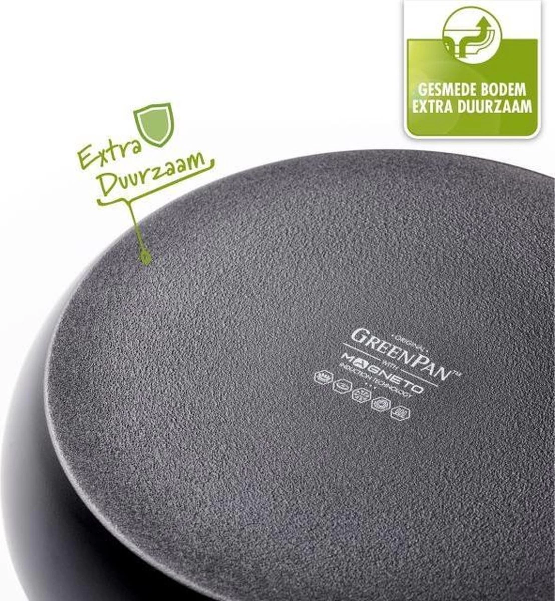 Greenpan Torino Keramische Wokpan - 28 Cm 5 Greenpan Torino Keramische Wokpan - 28 Cm - Afbeelding 5