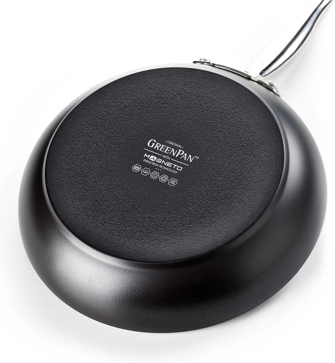 GreenPan Barcelona Infinity Pro Koekenpannenset - 3-delig - Zwart - Inductie - PFAS-vrij 4 GreenPan Barcelona Infinity Pro Koekenpannenset - 3-delig - Zwart - Inductie - PFAS-vrij - Afbeelding 4