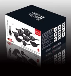 Royal Swiss® Pannenset - 33 Delig - Keramisch - Inductie - Afneembare Handgrepen - Geschikt Voor Oven - Zwart 11 Royal Swiss® Pannenset - 33 Delig - Keramisch - Inductie - Afneembare Handgrepen - Geschikt Voor Oven - Zwart -Korting Op Keukengerei 1120x1200 12