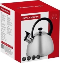 Florina Brillo Fluitketel 2,5L Voor Alle Warmtebronnen - Waterketel - Geborsteld RVS Zilver -Korting Op Keukengerei 1139x1200 1
