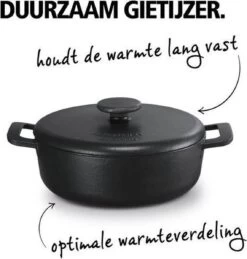 Brabantia The Dutch Braadpan - Matt Black - 28 Cm - Gietijzer -Korting Op Keukengerei 1143x1200 1