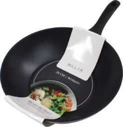 Miller Keramische Wokpan Inductie Ø 28 Cm - Alle Warmtebronnen - Anti Aanbaklaag 13 Miller Keramische Wokpan Inductie Ø 28 Cm - Alle Warmtebronnen - Anti Aanbaklaag -Korting Op Keukengerei 1157x1200