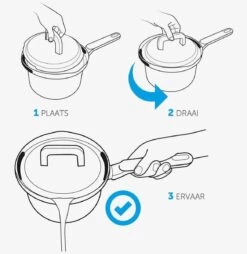 BK Flow Cool Pannenset - 9-delig - Veilig Afgietsysteem - Inductie -Korting Op Keukengerei 1167x1200