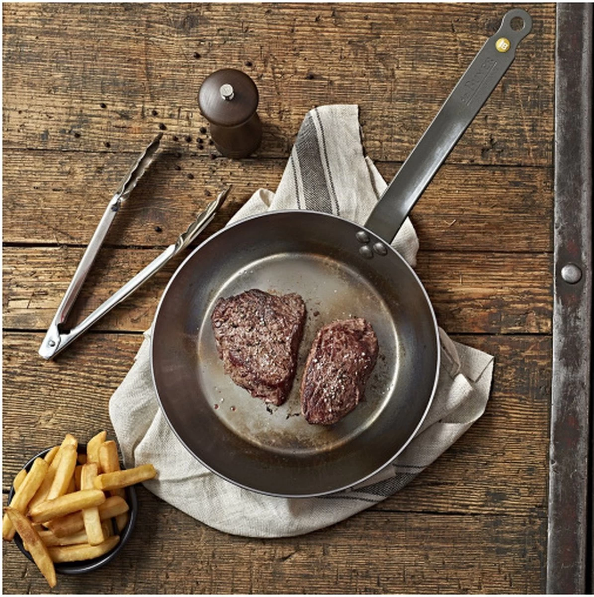 DeBuyer Mineral B Element Koekenpan - Ø 32 Cm 2 DeBuyer Mineral B Element Koekenpan - Ø 32 Cm - Afbeelding 2