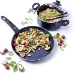 GreenPan Cambridge Koekenpan 20cm - Zwart - Inductie - PFAS-vrij -Korting Op Keukengerei 1195x1200 4