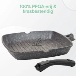 Coninx Grillpan 28CM - Steakpan - Afneembare Handgreep - PFAS-vrij - Grijs 12 Coninx Grillpan 28CM - Steakpan - Afneembare Handgreep - PFAS-vrij - Grijs -Korting Op Keukengerei 1198x1200 31