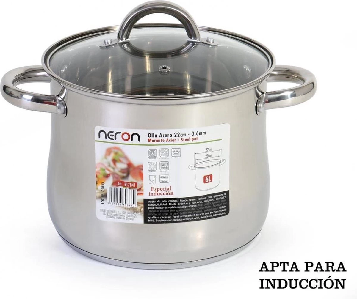 Neron Soeppan 6 Liter 22cm 1 Neron Soeppan 6 Liter 22cm
