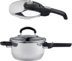 Tefal Secure 5 P25340 Snelkookpan - 3L - 2 Deksels