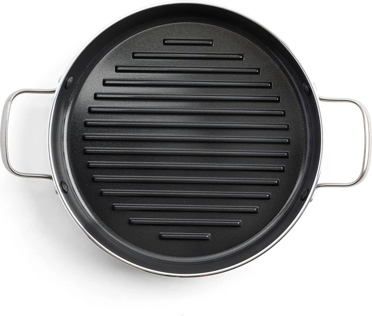 Dagelijkse Kost Keramische Grillpan - Ø28cm - PFAS-vrij - 2 Grepen 6 Dagelijkse Kost Keramische Grillpan - Ø28cm - PFAS-vrij - 2 Grepen - Afbeelding 6