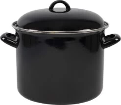 CasaLupo Soeppan Cooking Zwart - ø 24 Cm / 8 Liter