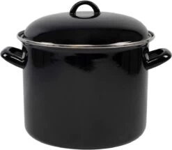 Orange85 Soeppan - Stamppot Pan - Inductie - Zwart - 8 Liter - Staal - Alle Warmtebronnen