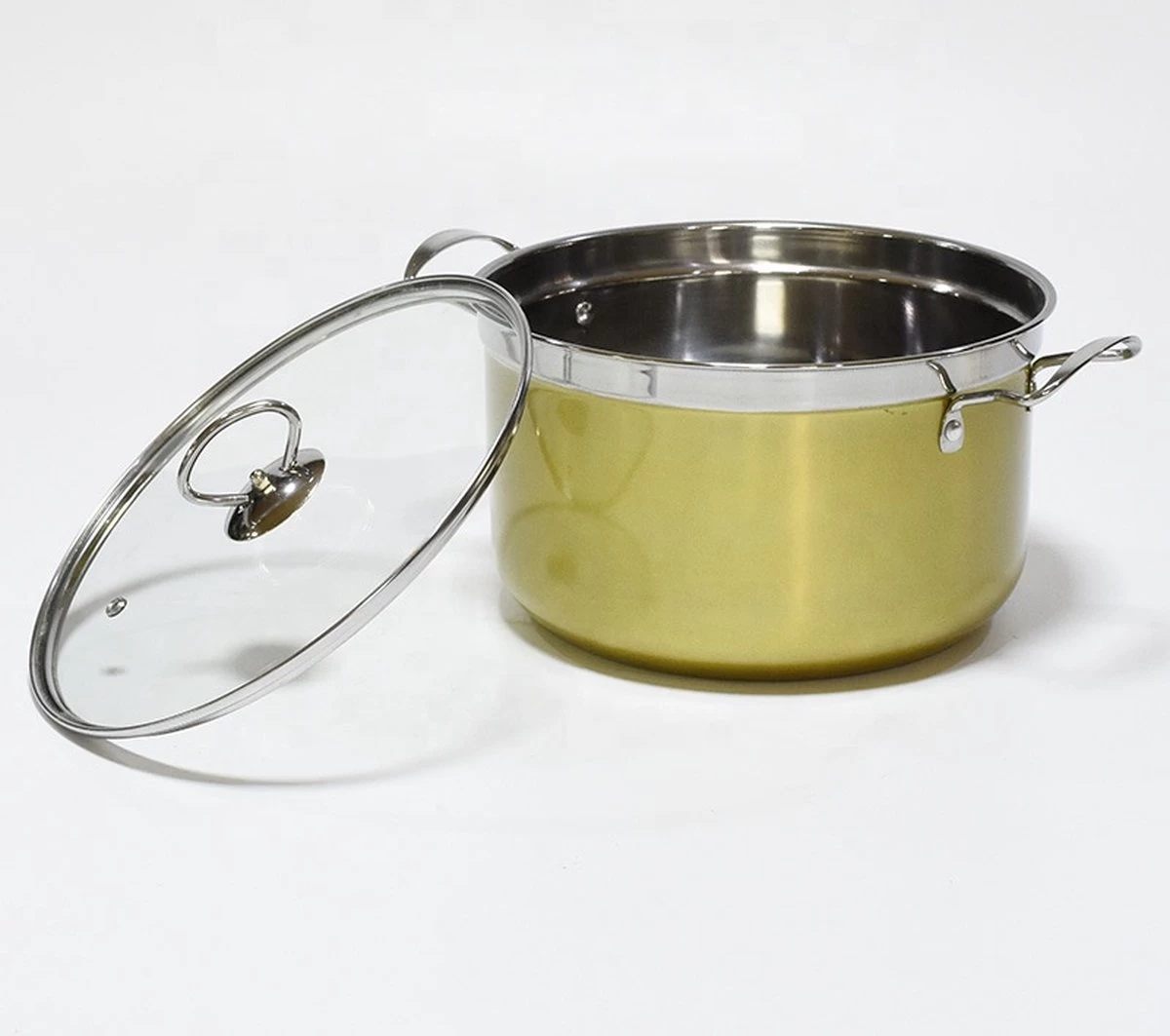 Pannenset – 5-delig – Swifth - Roestvrij Stalen Kookpannen – Inductie – Gas – Keramisch 2 Pannenset – 5-delig – Swifth - Roestvrij Stalen Kookpannen – Inductie – Gas – Keramisch - Afbeelding 2