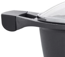 Royalty Line - Marble Soep/braadpan - Met Glazen Deksel Zwart - 20 CM. RL-BS20ML -Korting Op Keukengerei 1200x1065