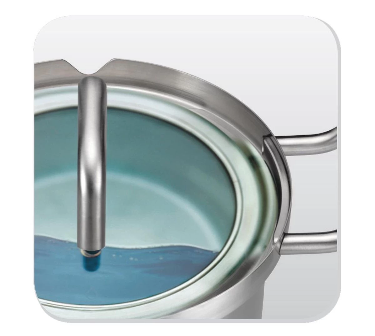 BK Q-linair Master Glas Pannenset - 5-delig - Glazen Deksel - Veilig Afgietsysteem - Inductie 4 BK Q-linair Master Glas Pannenset - 5-delig - Glazen Deksel - Veilig Afgietsysteem - Inductie - Afbeelding 4