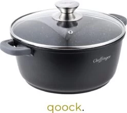 Cheffinger Cooking | Braadpan Met Deksel | 24cm | Alle Warmtebronnen | DC24