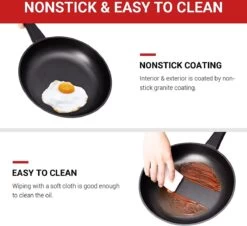 Royalty Line Inductie Panneset - 15-Delig Koekenpannenset - Kookpotten - Koekenpannen - Pannen Met Glazen Deksels En Afneembare Koudgrepen - Pannenset Met Dubbel Grillpan - Voor Alle Warmtebronne - Oven-Ready - PFAS-Vrij - Zwart -Korting Op Keukengerei 1200x1098 4