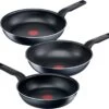 Tefal XL Force Pannenset 3 Delig - Kookpannen Ø 24 Cm + Ø 28 Cm & Wokpan Ø 28 Cm - Niet Geschikt Voor Inductie