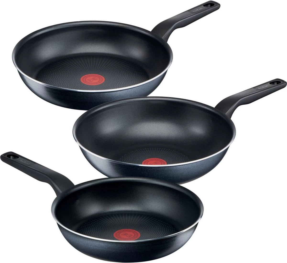 Tefal XL Force Pannenset 3 Delig - Kookpannen Ø 24 Cm + Ø 28 Cm & Wokpan Ø 28 Cm - Niet Geschikt Voor Inductie 1 Tefal XL Force Pannenset 3 Delig - Kookpannen Ø 24 Cm + Ø 28 Cm & Wokpan Ø 28 Cm - Niet Geschikt Voor Inductie