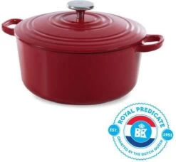 BK Bourgogne Braadpan Ø 24 Cm - Rood - Gietijzer - Inductie -Korting Op Keukengerei 1200x1106 2