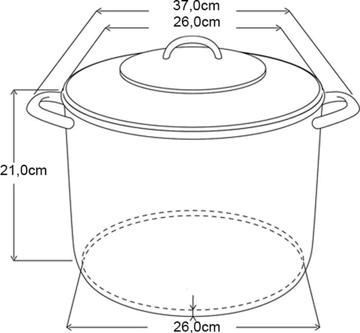 Michelino RVS Soeppan - 10 Liter - Vaatwasserbestendigd - Zilver 3 Michelino RVS Soeppan - 10 Liter - Vaatwasserbestendigd - Zilver - Afbeelding 3