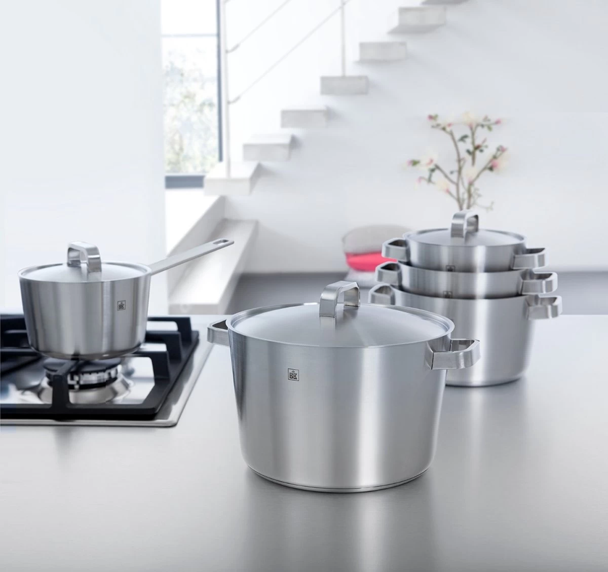 BK Conical+ Kookpannenset - 5-delig - RVS - Inductie 3 BK Conical+ Kookpannenset - 5-delig - RVS - Inductie - Afbeelding 3