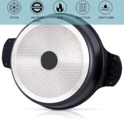 Tajine Agadir Inductie Arabisch Design Non-stick Shining Black -Korting Op Keukengerei 1200x1145