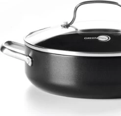 GreenPan Copenhagen Stoofpan Met Deksel En Extra Handvat 28cm/4.3L -Korting Op Keukengerei 1200x1147