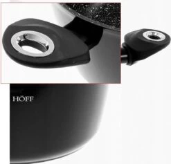 Pannenset - Kookpan - Inductie - 15 Delig Marmeren Coating - Zwart 7 Pannenset - Kookpan - Inductie - 15 Delig Marmeren Coating - Zwart -Korting Op Keukengerei 1200x1152 1