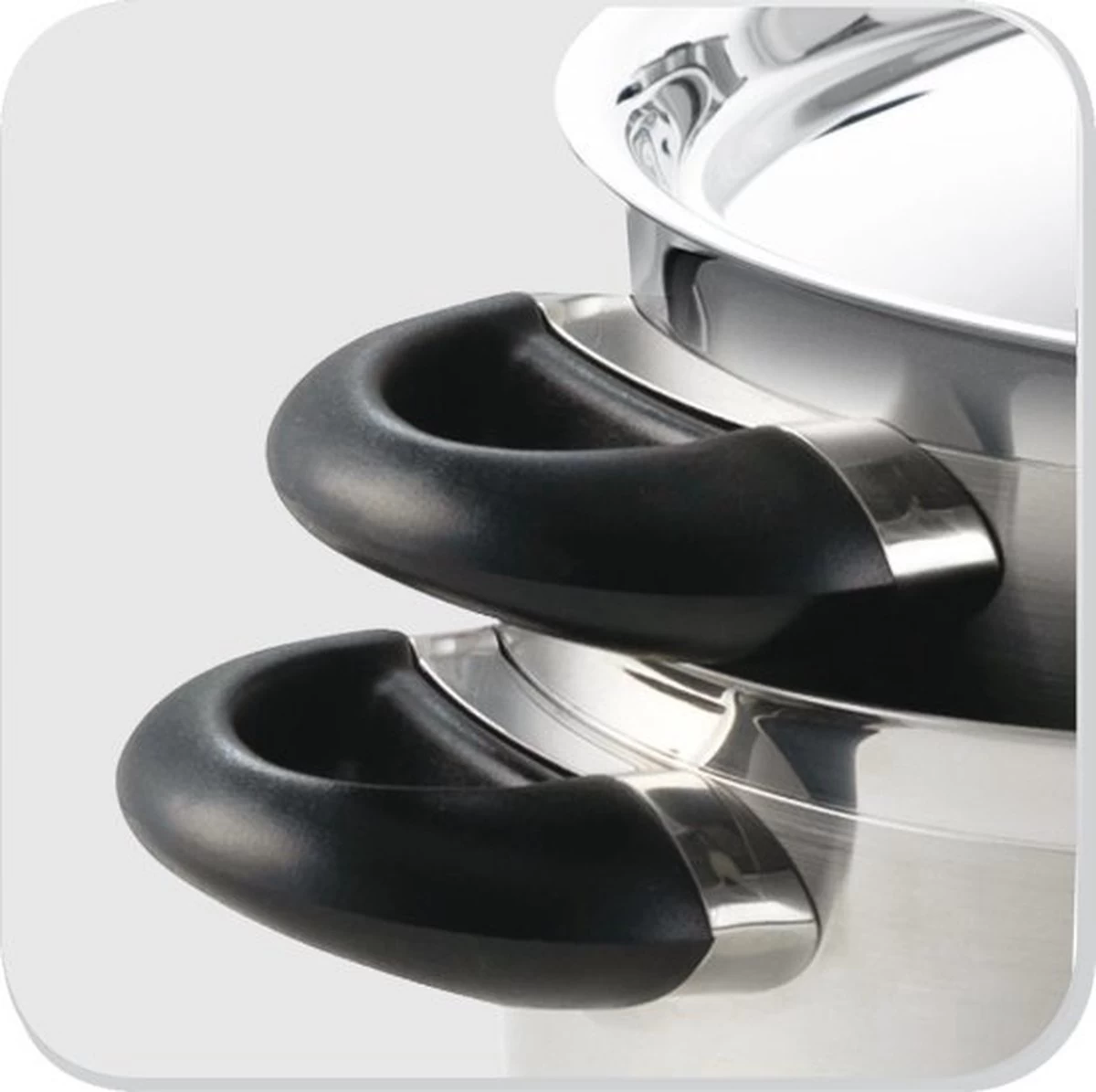 BK Karaat+ Pannenset - 5-delig - RVS – Geschikt Voor Alle Warmtebronnen 3 BK Karaat+ Pannenset - 5-delig - RVS – Geschikt Voor Alle Warmtebronnen - Afbeelding 3