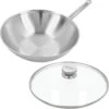Demeyere Apollo 7 - Wok - 30 Cm - Met Glazen Deksel