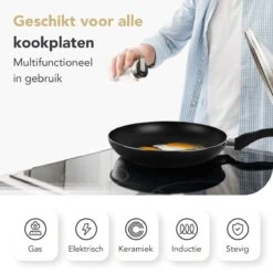 Rochester 18-delige Pannenset Met Deksels - Kookpotten - Koekenpannen Steelpannen - Aluminium - Zwart 13 Rochester 18-delige Pannenset Met Deksels - Kookpotten - Koekenpannen Steelpannen - Aluminium - Zwart -Korting Op Keukengerei 1200x1200 1153