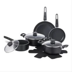 Brabantia Cooking Pleasure Set - 5 Delig - Inductie - Keramische Anti Aanbaklaag - Pfas Vrij