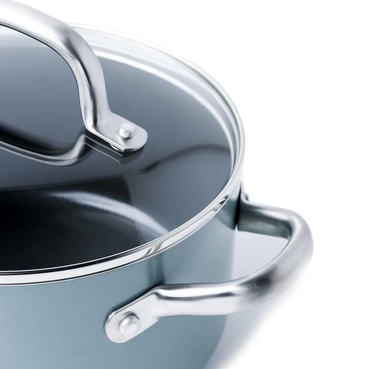 GreenPan Mayflower Pannenset - 5-delig - Lichtblauw - Inductie - PFAS-vrij 4 GreenPan Mayflower Pannenset - 5-delig - Lichtblauw - Inductie - PFAS-vrij - Afbeelding 4