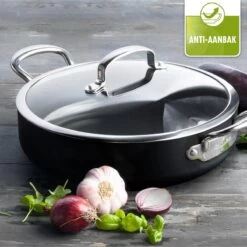 GreenPan Barcelona Infinity Pro Hapjespan Met Deksel 30cm - Zwart - Inductie - PFAS-vrij -Korting Op Keukengerei 1200x1200 1315
