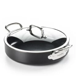 GreenPan Barcelona Infinity Pro Hapjespan Met Deksel 30cm - Zwart - Inductie - PFAS-vrij -Korting Op Keukengerei 1200x1200 1322