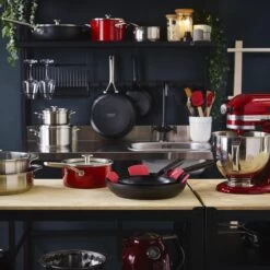 KitchenAid Stainless Steel Hapjespan Met Glazen Deksel ø28cm - RVS - Inductie - Anti-aanbak -Korting Op Keukengerei 1200x1200 1336