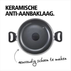 BRABANTIA INDU+ Hapjespan - Keramische Antiaanbaklaag - Met Deksel - Ø 28 Cm - Inductie - Pfas Vrij -Korting Op Keukengerei 1200x1200 1341