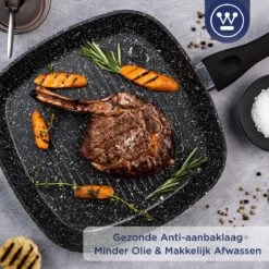 Westinghouse Grillpan - Ø 28 Cm - Zwart Marmer - Geschikt Voor Alle Warmtebronnen Inclusief Inductie - Steakpan Met Antiaanbaklaag- Aluminium 13 Westinghouse Grillpan - Ø 28 Cm - Zwart Marmer - Geschikt Voor Alle Warmtebronnen Inclusief Inductie - Steakpan Met Antiaanbaklaag- Aluminium -Korting Op Keukengerei 1200x1200 1421