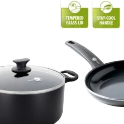 GreenPan Cambridge Grillpan 28cm - Zwart - Inductie - PFAS-vrij -Korting Op Keukengerei 1200x1200 1422