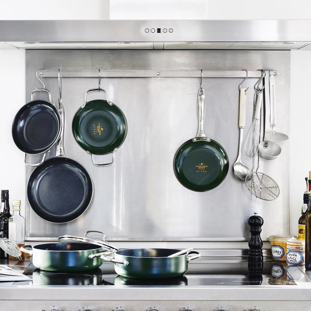 Dagelijkse Kost Keramische Grillpan - Ø28cm - PFAS-vrij - 2 Grepen 3 Dagelijkse Kost Keramische Grillpan - Ø28cm - PFAS-vrij - 2 Grepen - Afbeelding 3