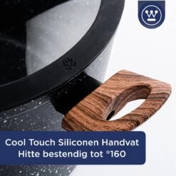Westinghouse Kookpan/Braadpan Inductie - Ø 24 Cm - Zwart Marmer - Speciale Editie -Korting Op Keukengerei 1200x1200 15
