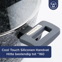 Westinghouse Kookpan/Braadpan Inductie - Ø 28 Cm - Grijs Graniet - Met Deksel - PFOA Vrij 11 Westinghouse Kookpan/Braadpan Inductie - Ø 28 Cm - Grijs Graniet - Met Deksel - PFOA Vrij -Korting Op Keukengerei 1200x1200 151