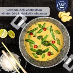 Westinghouse Kookpan/Braadpan Inductie - Ø 28 Cm - Grijs Graniet - Met Deksel - PFOA Vrij 15 Westinghouse Kookpan/Braadpan Inductie - Ø 28 Cm - Grijs Graniet - Met Deksel - PFOA Vrij -Korting Op Keukengerei 1200x1200 153