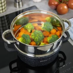 Kinghoff 1536 - Inzet Stoompan - Groentestomer - Vleesstomer - Ø24 X 8.5 Cm -Korting Op Keukengerei 1200x1200 1772