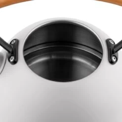 Florina Natura Line Fluitketel RVS Mat Grijs 2.3 Liter - Geschikt Voor Alle Warmtebronnen - Scandinavische Stijl - Massief Houten Handvat -Korting Op Keukengerei 1200x1200 1775