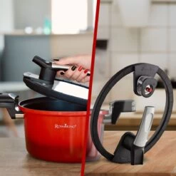 Rosmarino - Snelkookpan Met Glazen Deksel - Zwart - Ø24cm - 5 Liter - 100% PFAS & PFOA Vrij - Aluminium - Pressure Cooker - Non-stick Minerale Coating - Ergonomische Handgrepen - Geschikt Voor Alle Warmtebronnen 21 Rosmarino - Snelkookpan Met Glazen Deksel - Zwart - Ø24cm - 5 Liter - 100% PFAS & PFOA Vrij - Aluminium - Pressure Cooker - Non-stick Minerale Coating - Ergonomische Handgrepen - Geschikt Voor Alle Warmtebronnen -Korting Op Keukengerei 1200x1200 1811