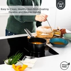 Westinghouse Performance Series - Steelpan Inductie 18cm - Zwart - Geschikt Voor Alle Warmtebronnen Inclusief Inductie En Ovenbestendig - Sauspan 10 Westinghouse Performance Series - Steelpan Inductie 18cm - Zwart - Geschikt Voor Alle Warmtebronnen Inclusief Inductie En Ovenbestendig - Sauspan -Korting Op Keukengerei 1200x1200 224